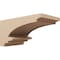 Ekena Millwork 10"W x 20"D x 10"H Wide Diane Rough Cedar Woodgrain TimberThane Corbel, Primed Tan CORUR10X20X10DIARCPR - alternate 1